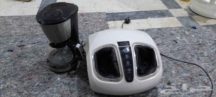 جهاز تدليك للقدمين شغال شبه جديد مكينه قهوه64578451764481110