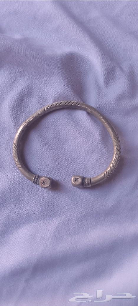 حجل أبو ثومة فضة بدوي قديم أنتيك ثقيل جدا حجل فضة أصلي64578964697219111