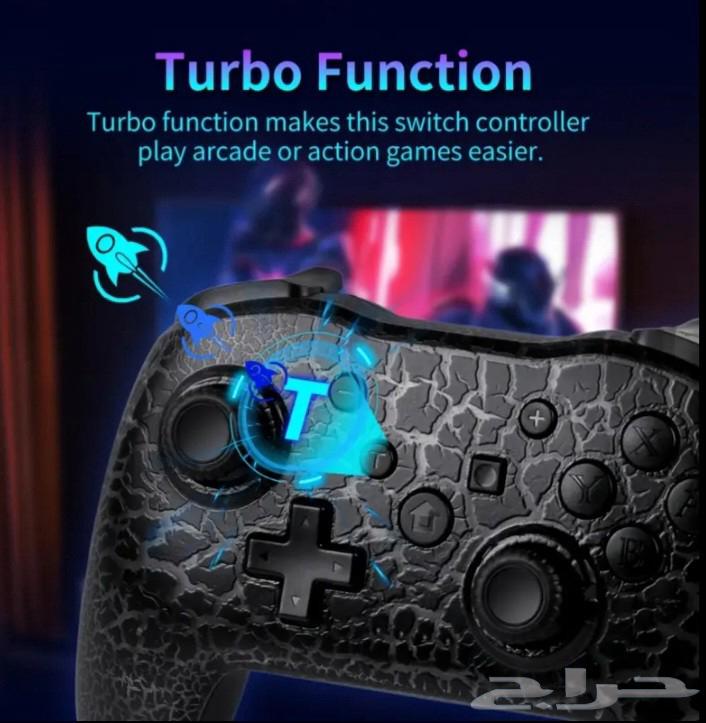 يد تحكم تعمل سلكيه وبالبلوتوث جديده بعلبتها معها سلك تايب -c64574957608066113