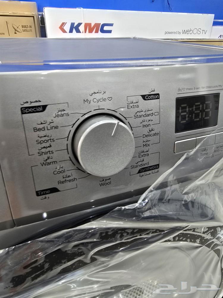 مجفف ملابس 8 كيلو مع مكثف نشاف ملابس مجففات جديده64579197851395114