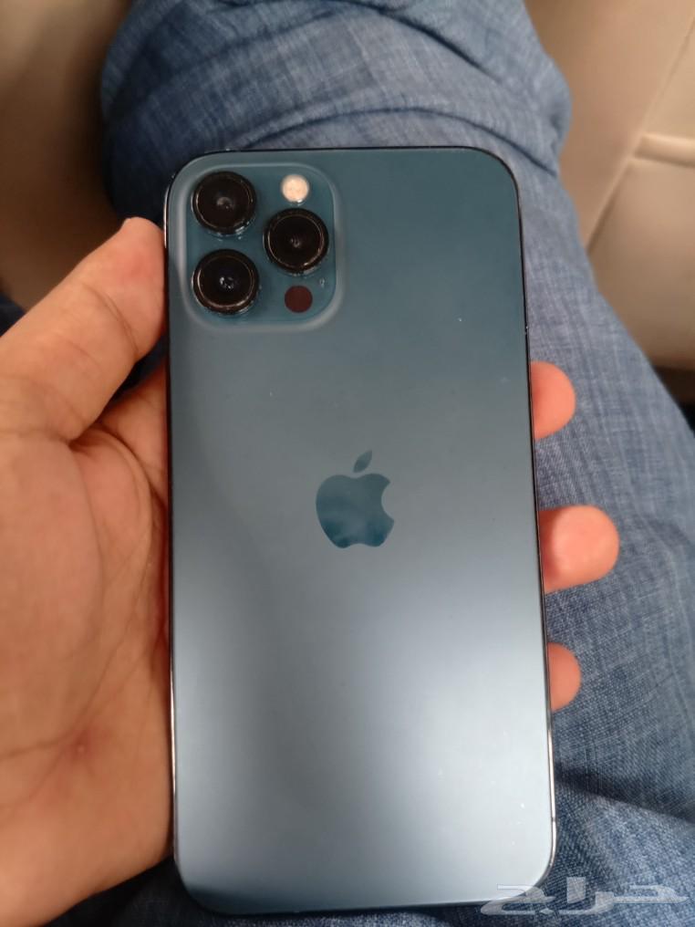 ايفون 12 بروا ماكس مساحه 512 نسبه البطاريه 87 مغير بطاريه64577092985475111