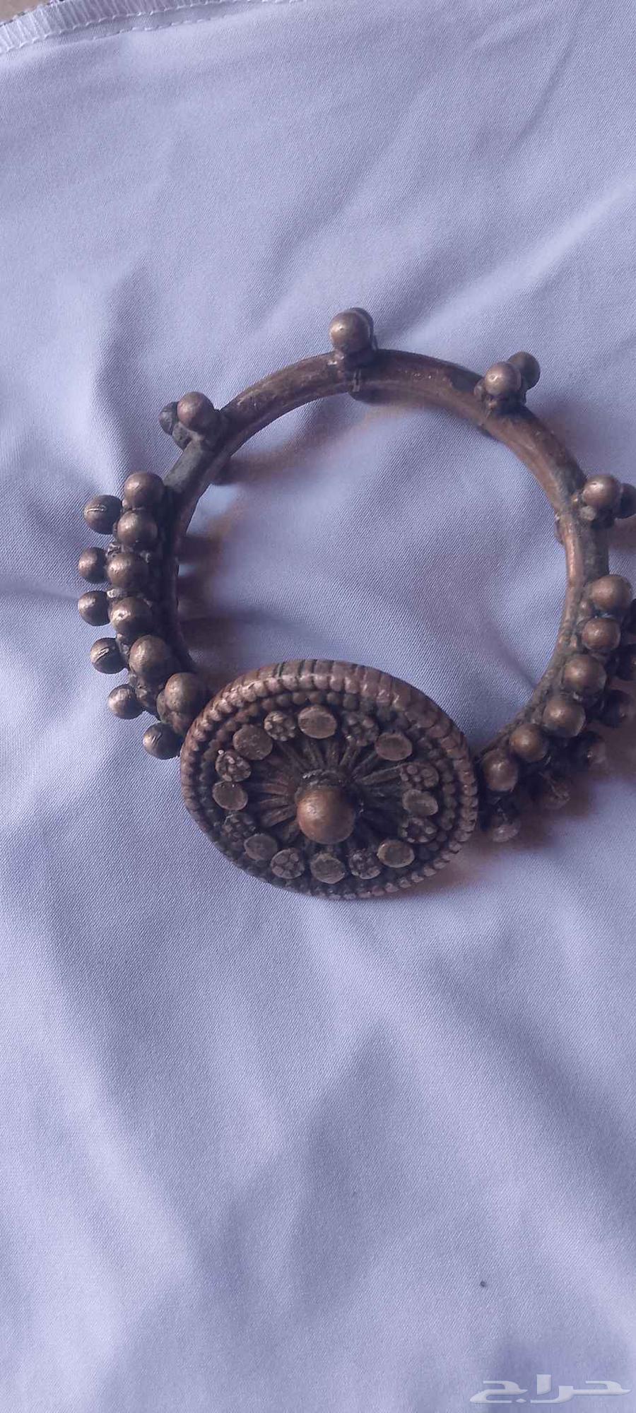 حجل أبو ثومة فضة بدوي قديم أنتيك ثقيل جدا حجل فضة أصلي64578964697219113