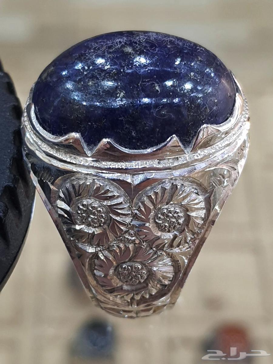 خاتم لازورد افغاني طبيعي64578353690498111