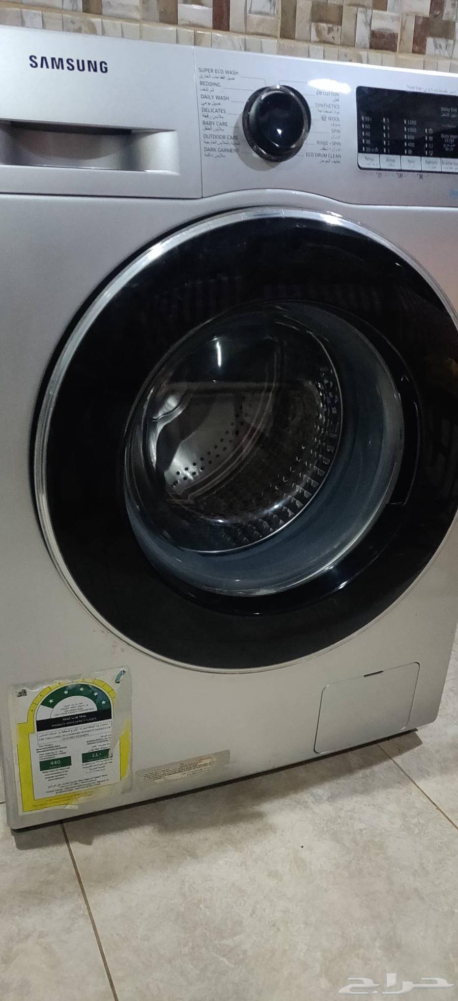 غساله سامسونغ 9كيلو الغسالة بحاجه اصلاح64581759678851110