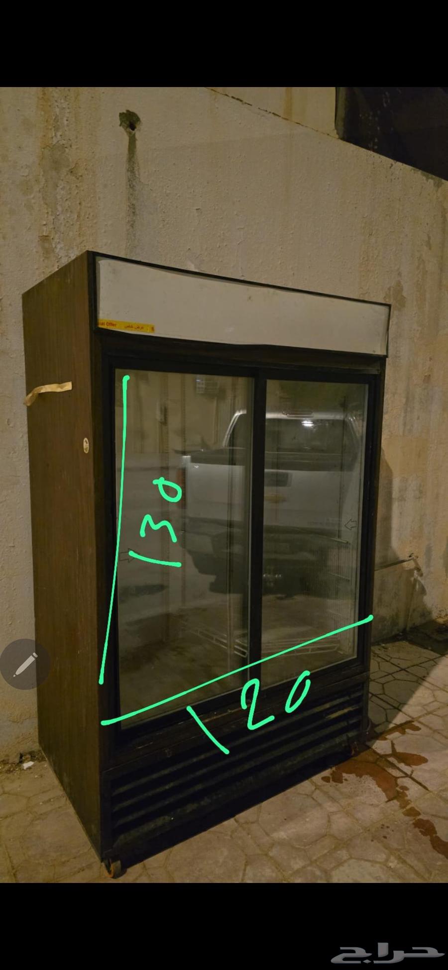 Used double-door refrigerator (weak cooling)64586401636995110