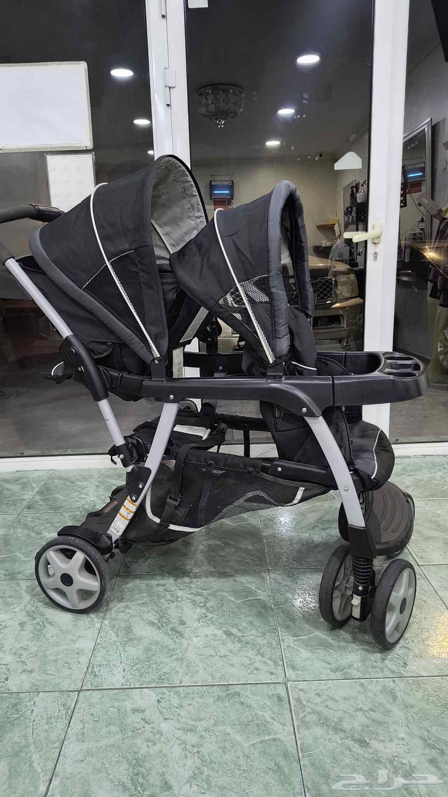 twins baby stroller net and good clean64586675665411111