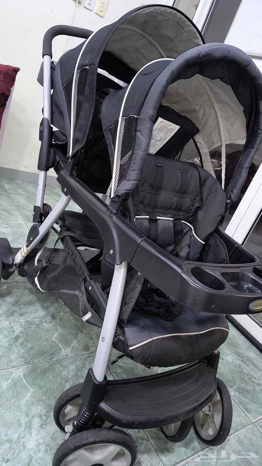 twins baby stroller net and good clean64586675665411110