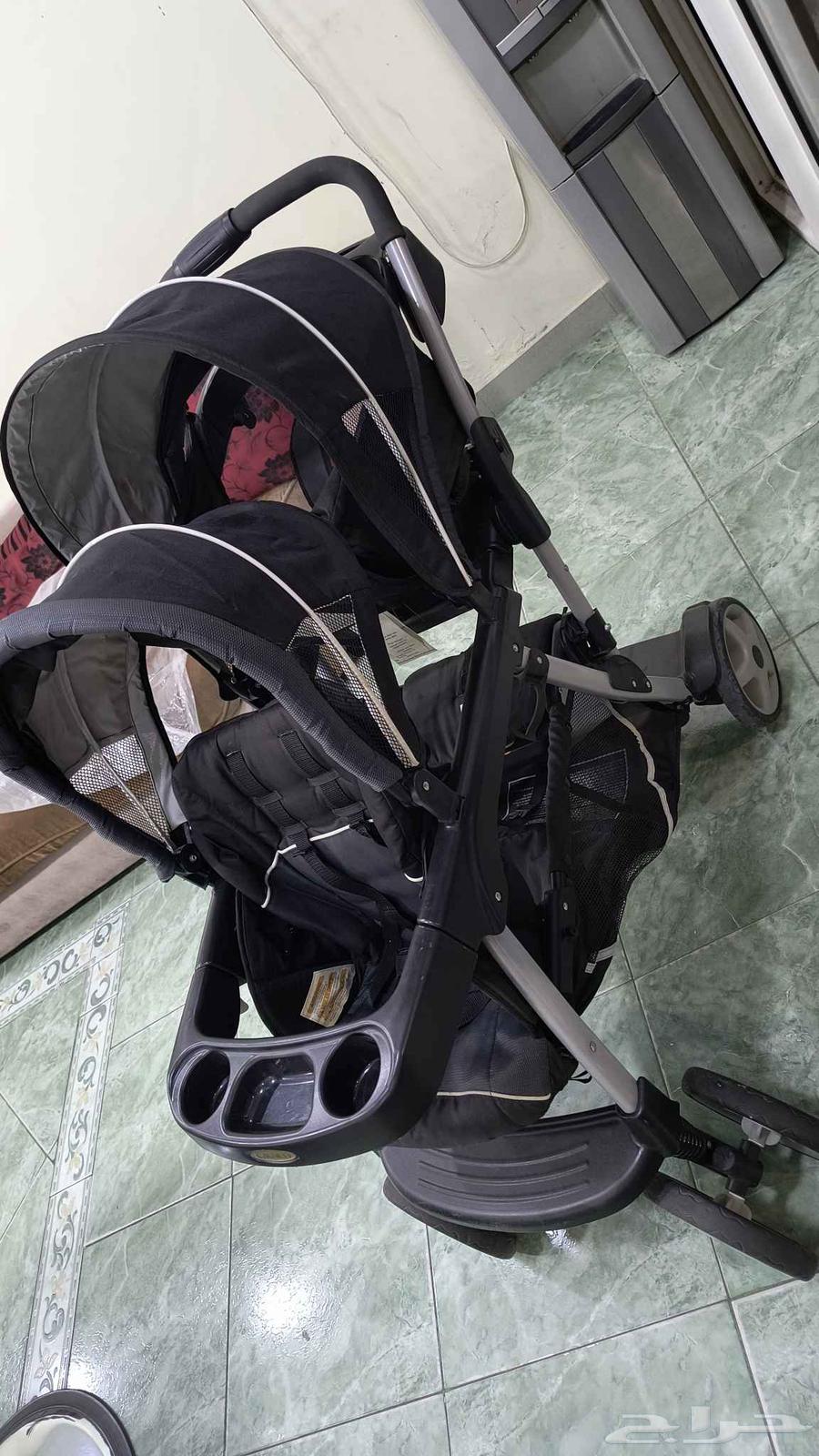 twins baby stroller net and good clean64586675665411112