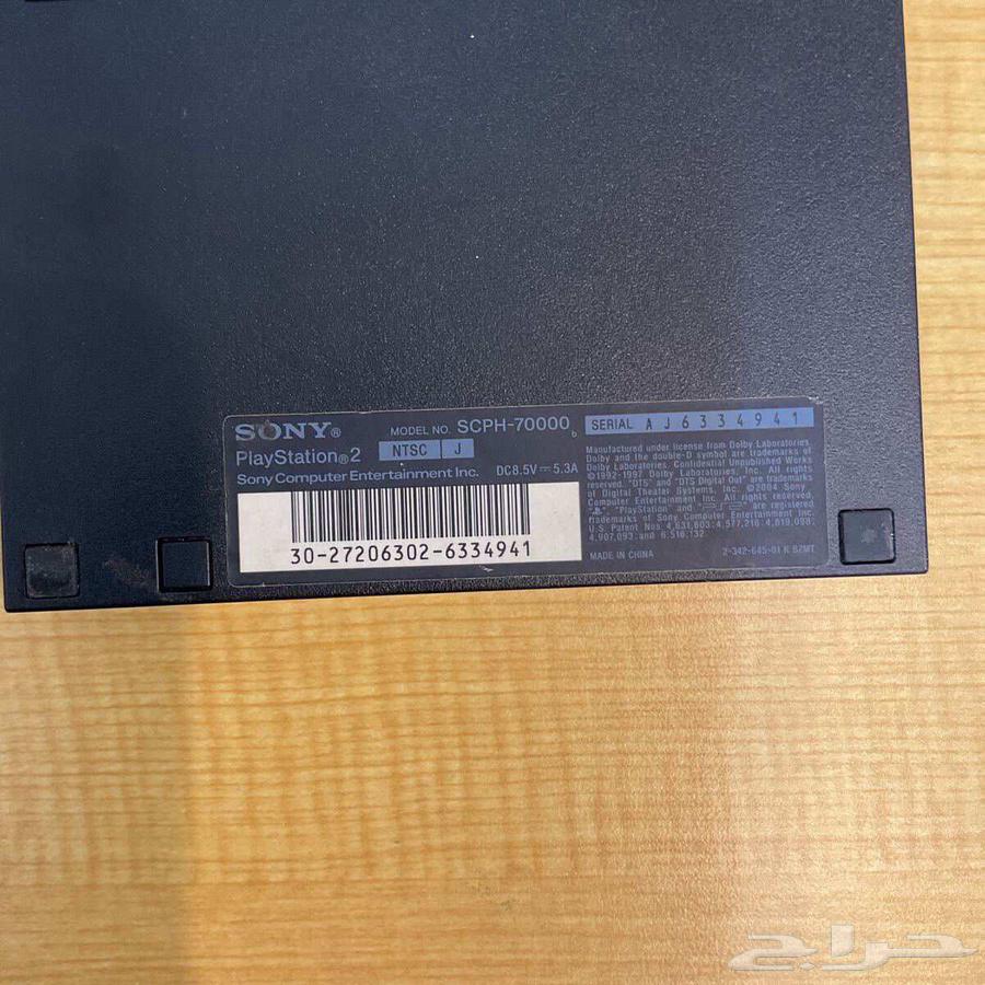 للبيع  جهاز PlayStation 2 Slim (مجموعة كاملة)64581759695106114