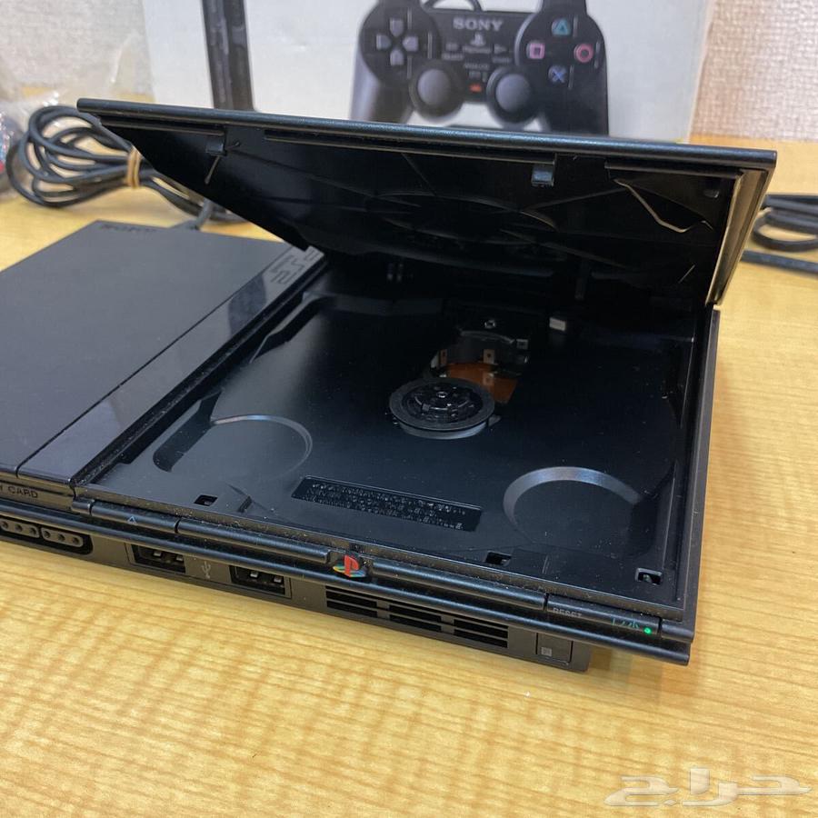 للبيع  جهاز PlayStation 2 Slim (مجموعة كاملة)64581759695106112