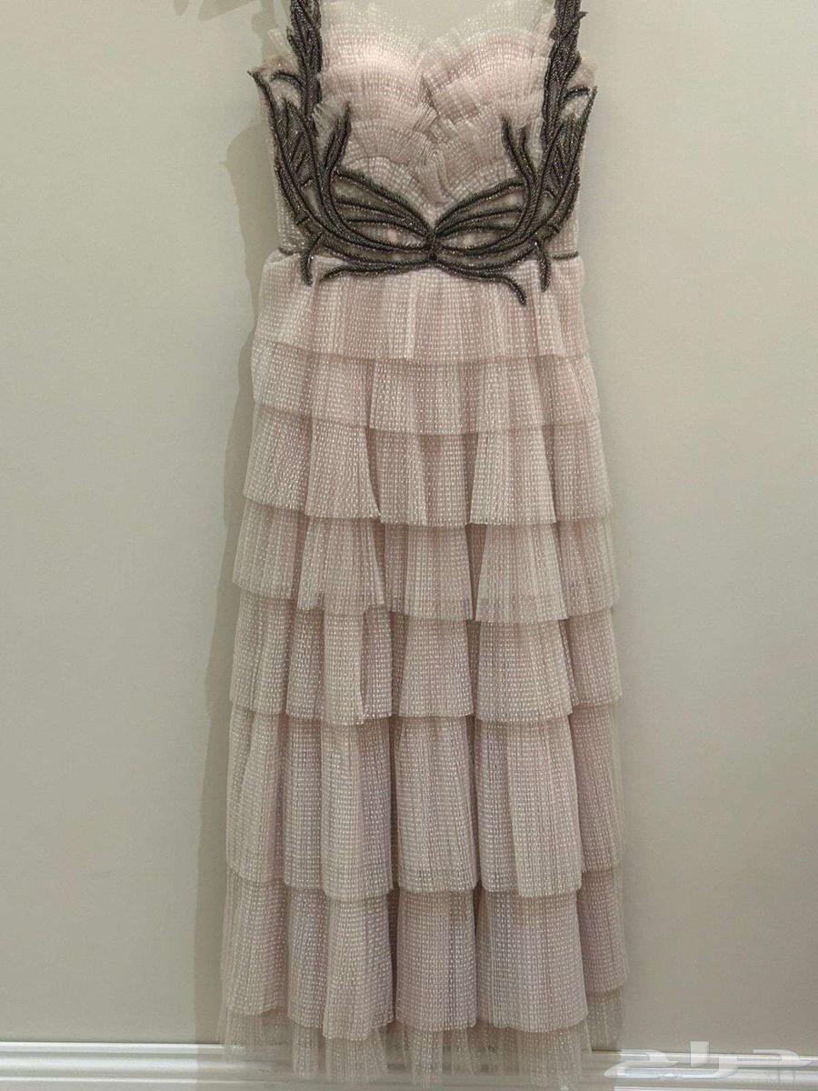 فستان أنيق لسهره لونه وردي فاتح64587379278082110