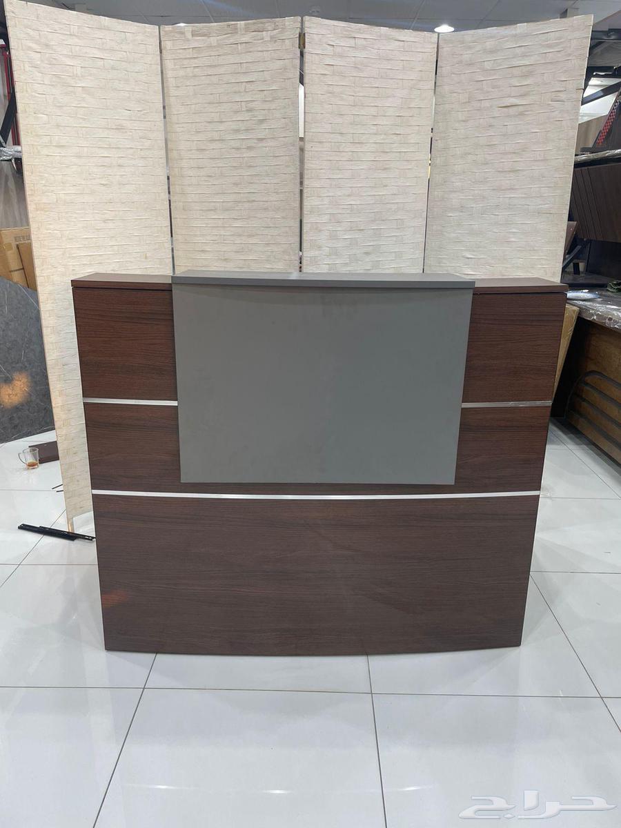 جديد مكاتب اداريه و كاونتر استقبال و بارتيشن و كرسي انتظار64583725417347114