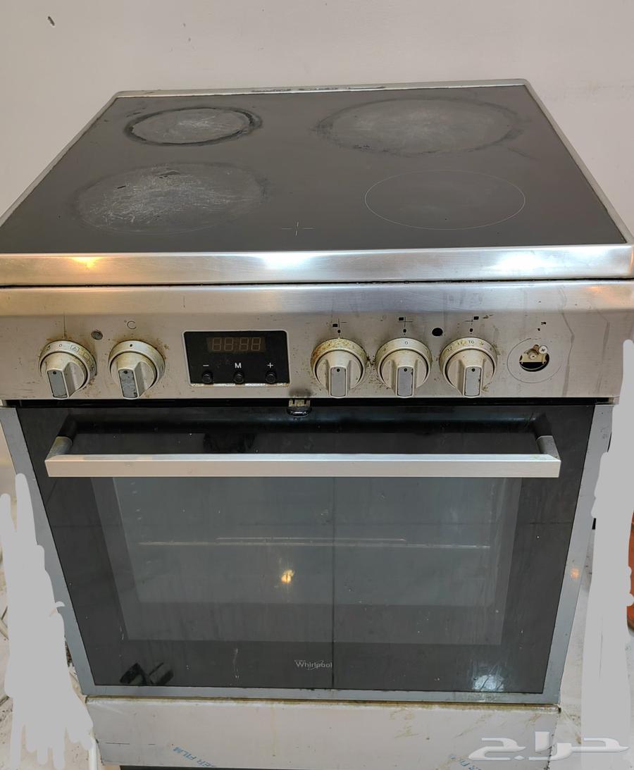 فرن كهربائي أمريكي Whirlpool نظيف اربع عيون64580540894337110