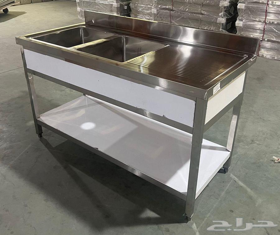 طاولات استيل أحواض مغاسل استيل كونترات دواليب ارفف استيل جدي64583951082498110