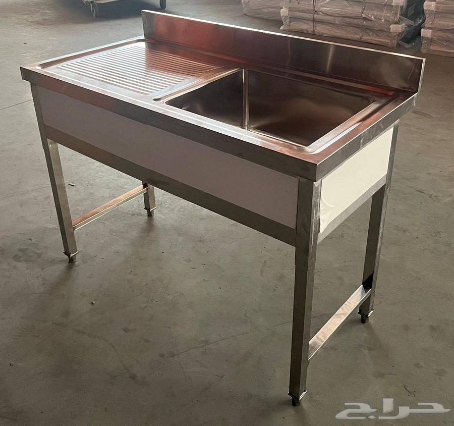 طاولات استيل أحواض مغاسل استيل كونترات دواليب ارفف استيل جدي64583951082498111