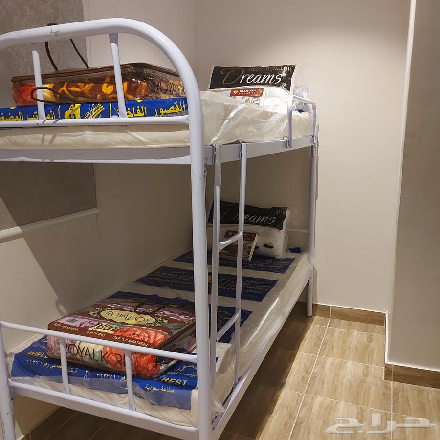 Iron double bed with blanket, mattress, pillow, new d64581993554818110