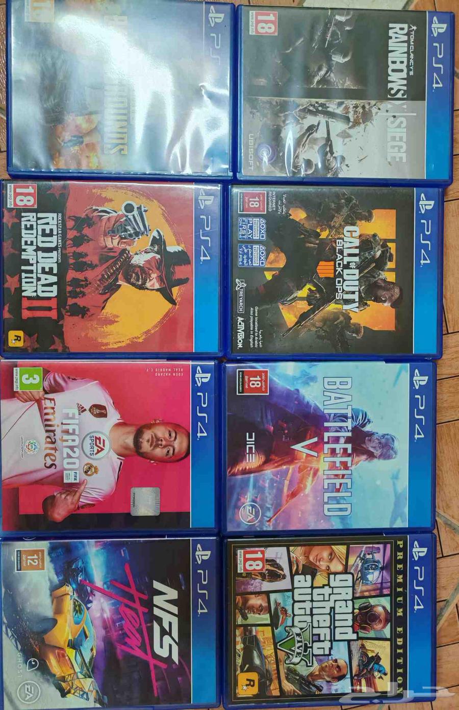 ps4 بلاي ستيشن 4 مع 17 لعبه64580949707010111