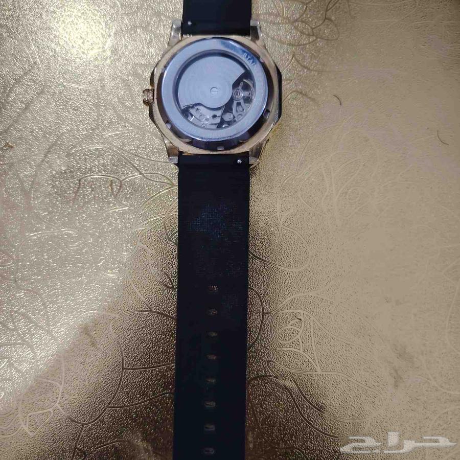 ساعة ايلين اصلية تشتغل بالتعبئة بالون الاصفر والجلد الاسود64582581234433113