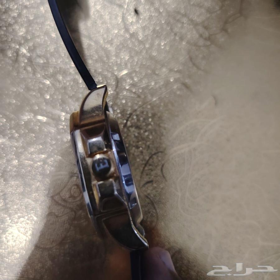 ساعة ايلين اصلية تشتغل بالتعبئة بالون الاصفر والجلد الاسود64582581234433112