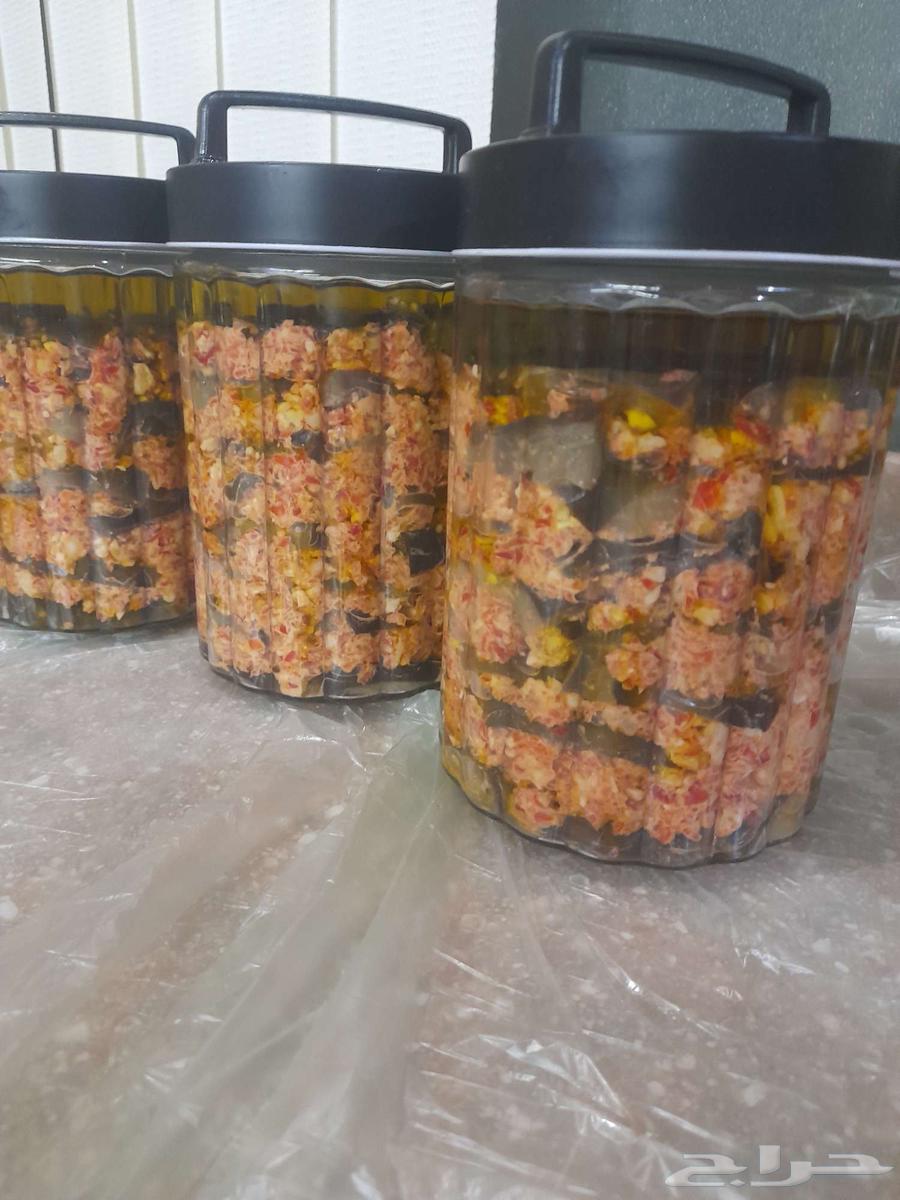 طبخ (مكدوس الباذنجان ) بالزيت الزيتون فقط64581676589315111