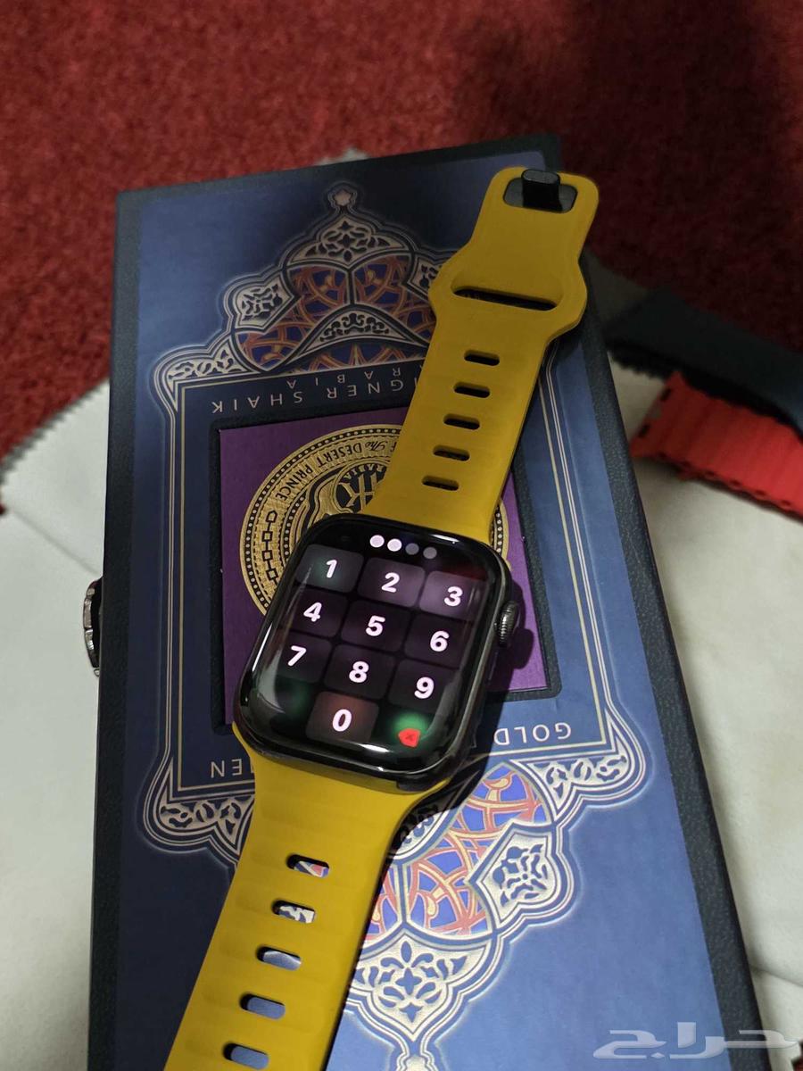 ساعة ابل تيتانيم بشريحة اصدار 764587664960514114