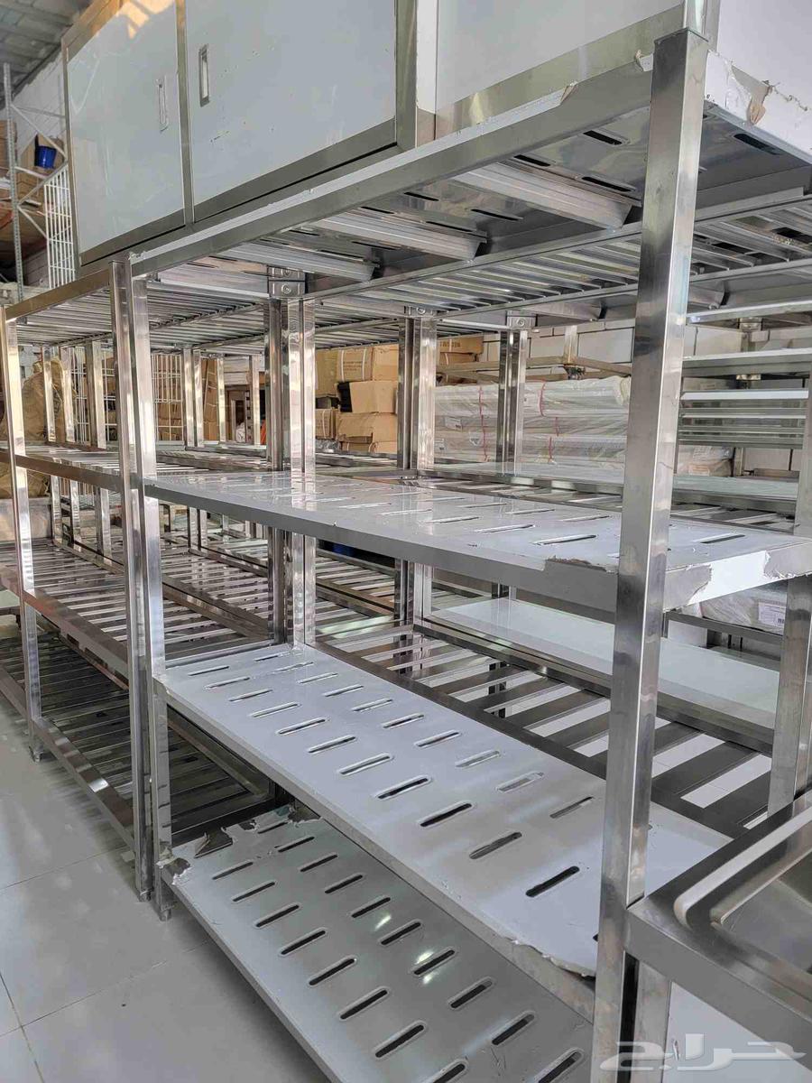 طاولات استيل أحواض مغاسل استيل كونترات دواليب ارفف استيل جدي64583951082498114