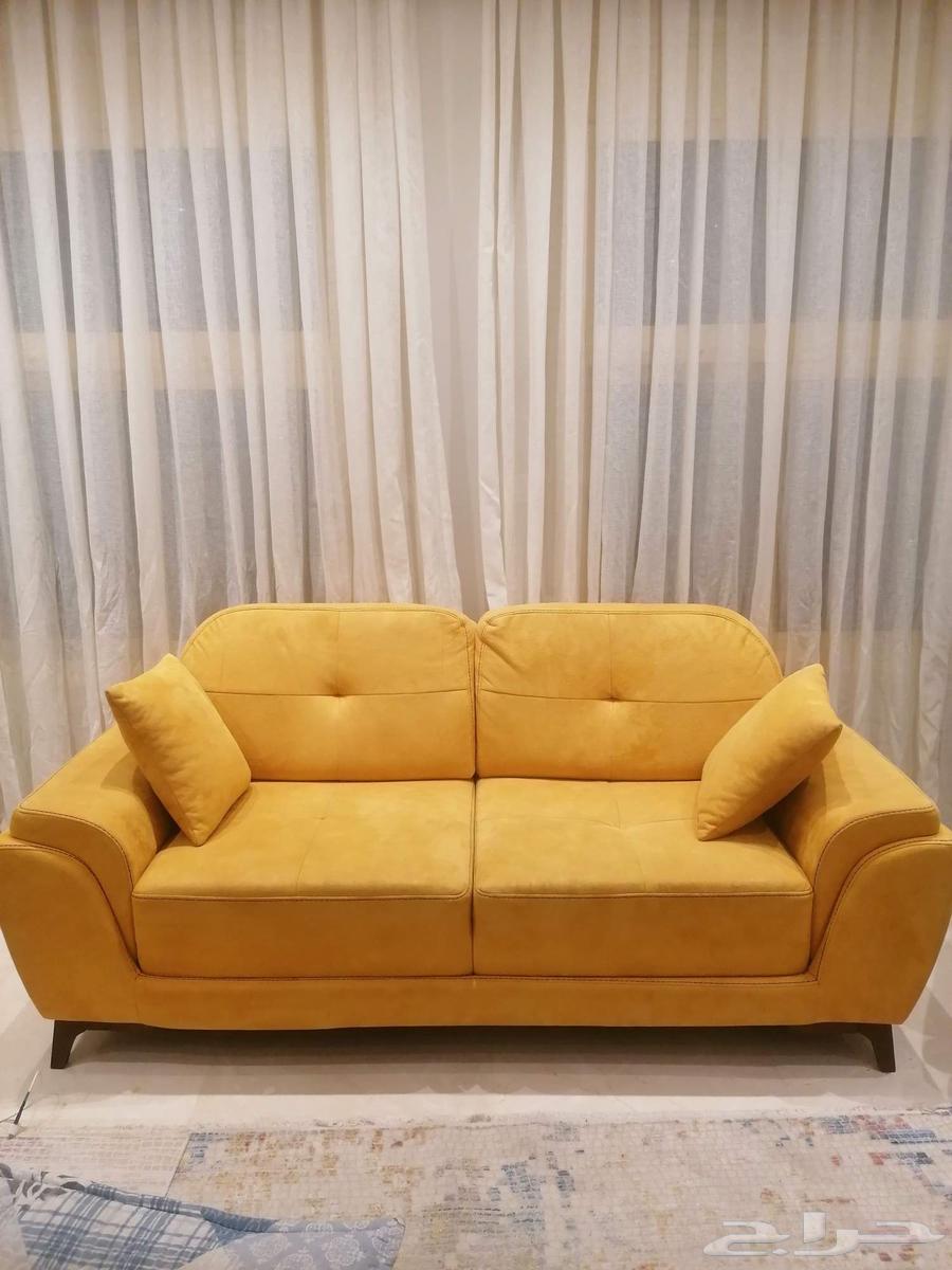 كنب مستعمل شبه جديد للبيع كنب تركي جلد64587329797505114