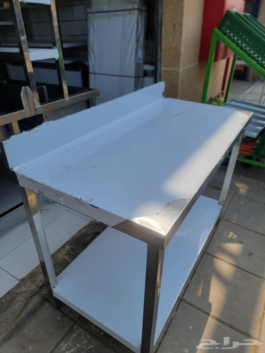 طاولات استيل أحواض مغاسل استيل كونترات دواليب ارفف استيل جدي64583951082498113
