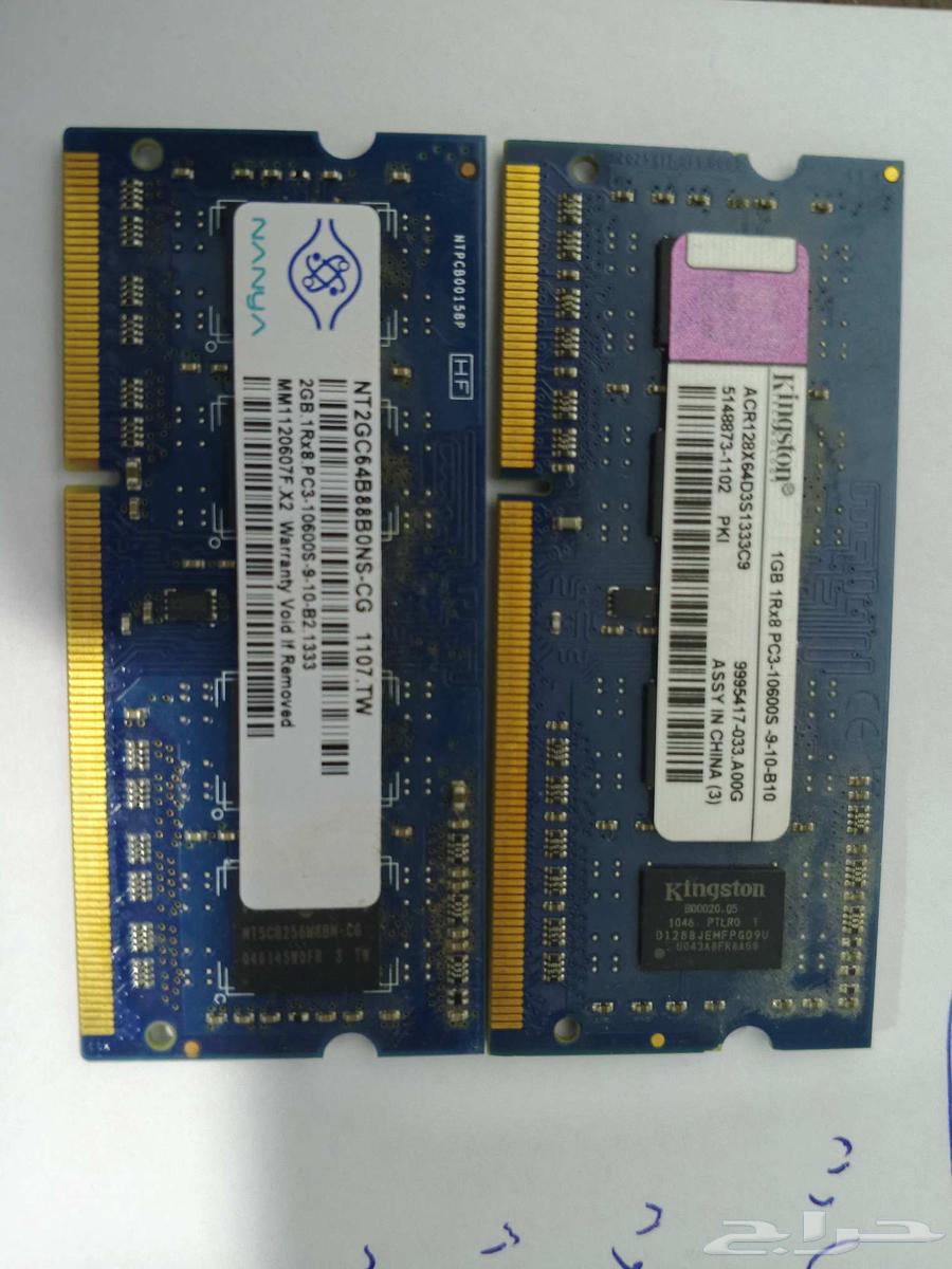 رامتين لابتوب pc3l مساحة 16 جيجا   رامتين لابتوب pc3 مساحه 364583078109441111