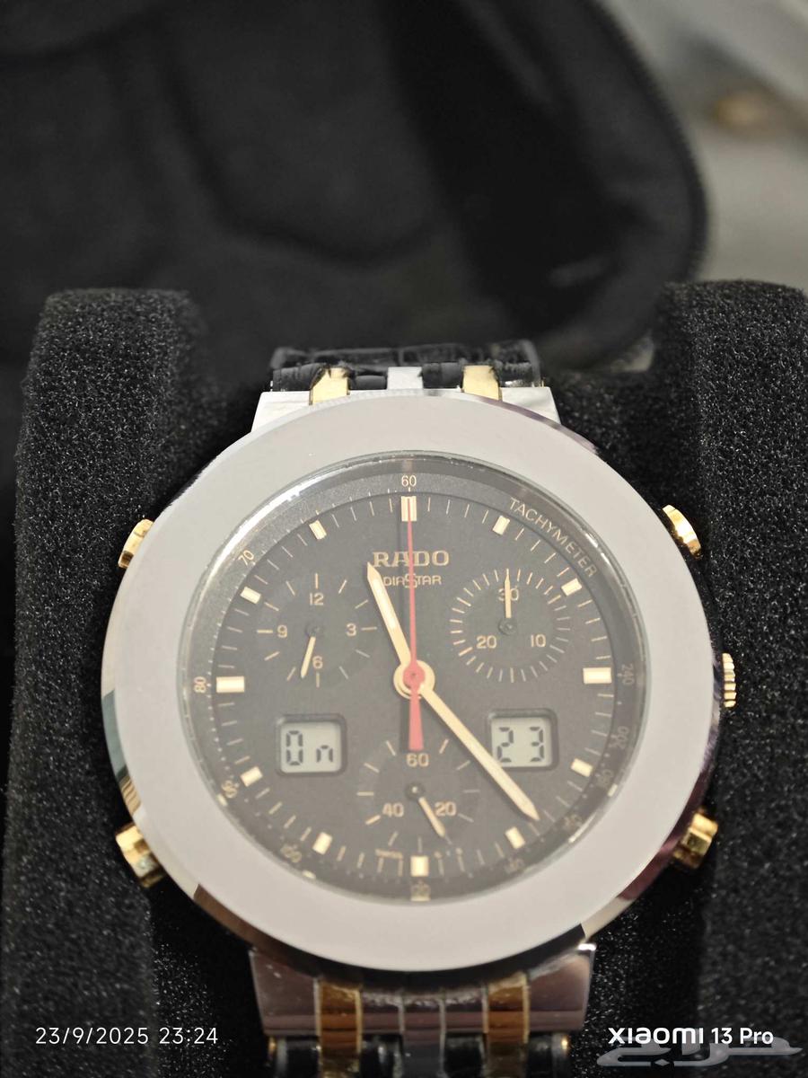 ساعة رادو دياستار ديماستر كرونوغراف تنجستن 539.0377 سويسرية64581128010625110