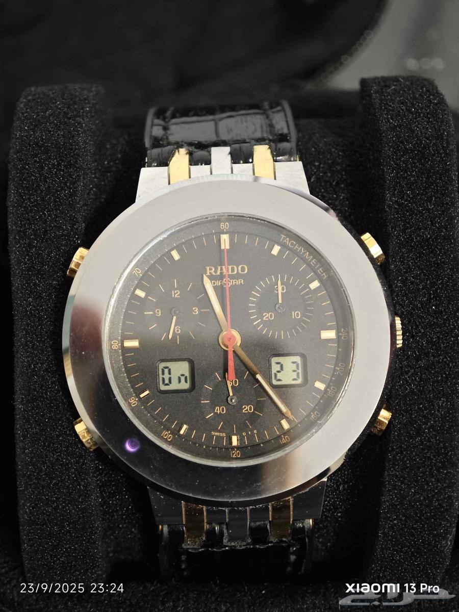 ساعة رادو دياستار ديماستر كرونوغراف تنجستن 539.0377 سويسرية64581128010625114