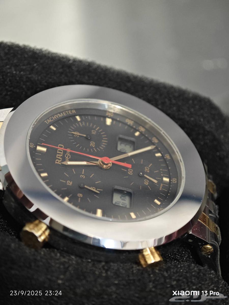 ساعة رادو دياستار ديماستر كرونوغراف تنجستن 539.0377 سويسرية64581128010625111