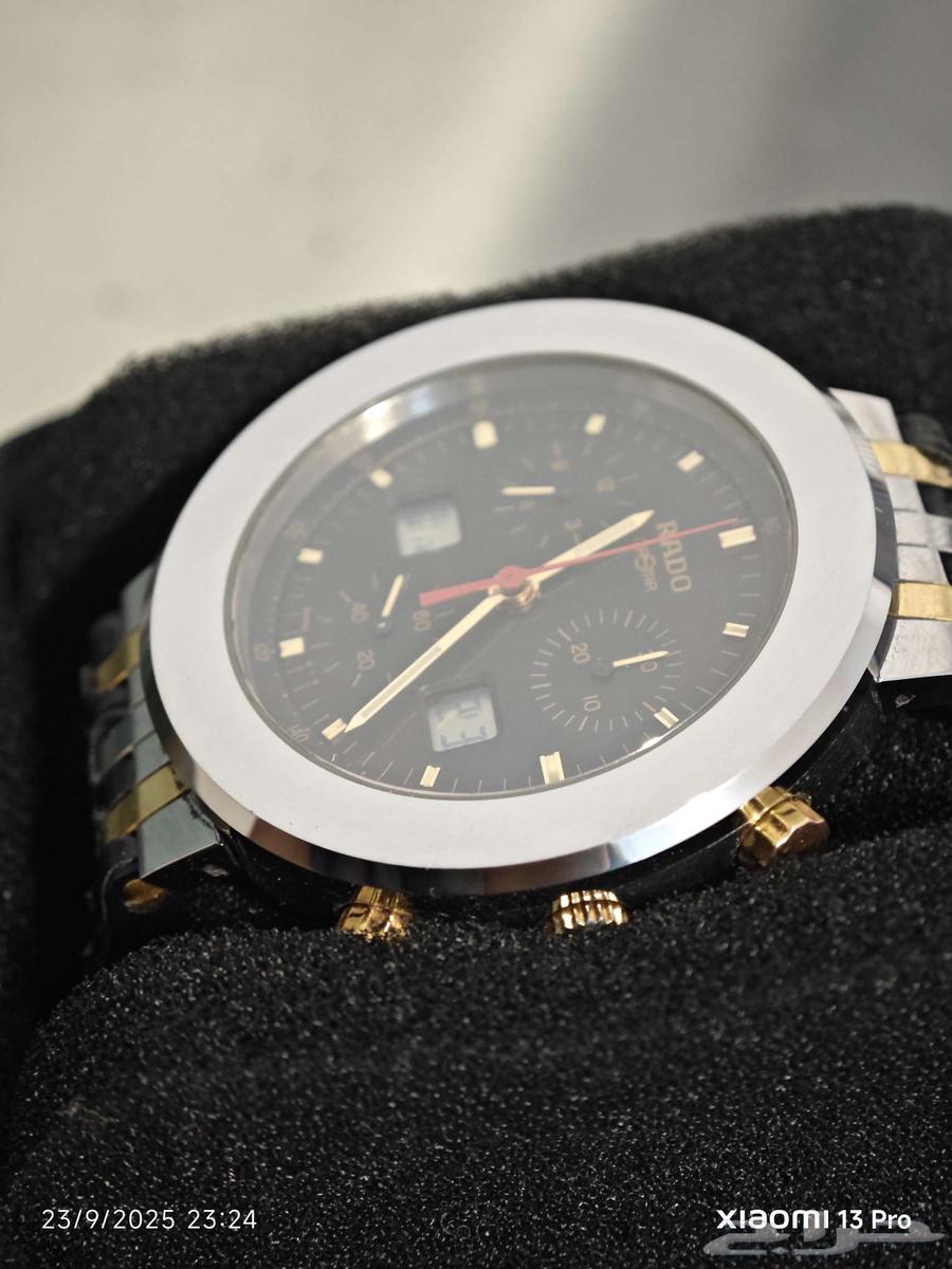 ساعة رادو دياستار ديماستر كرونوغراف تنجستن 539.0377 سويسرية64581128010625113