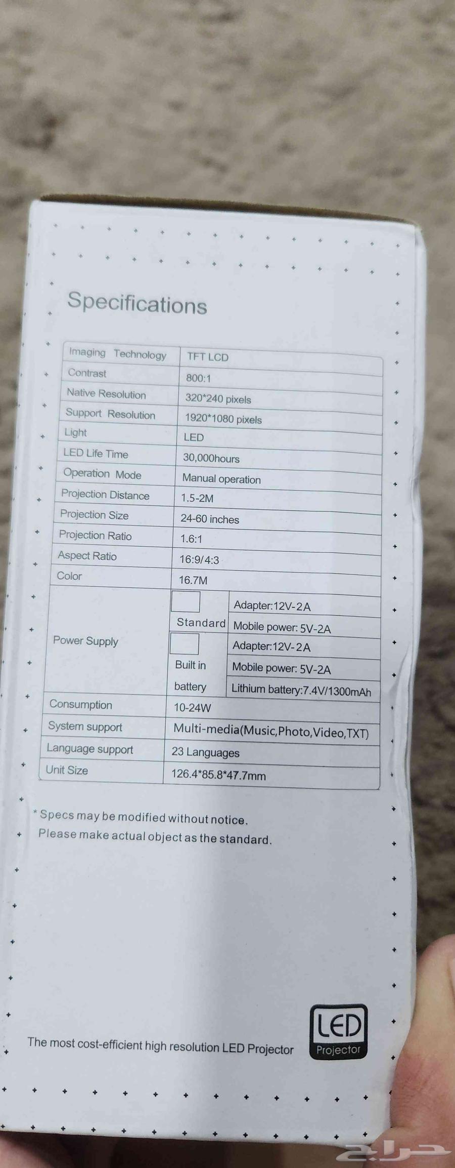 جهاز tvbox وجهاز بروجكتر صغير وجهاز بي اوت كيو64583207939201114