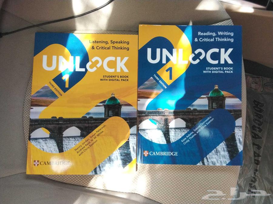 كتاب UNLOCK 1 لم يتم الكتابة عليه و الاكواد لم تستخدم64581100593665110