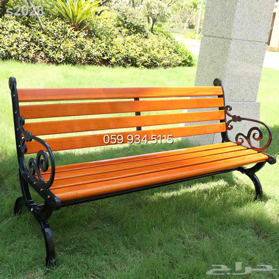 كرسي خشبي حديقة محطات قطار ملاعب بادل مطار اسواق مول64581059130626113