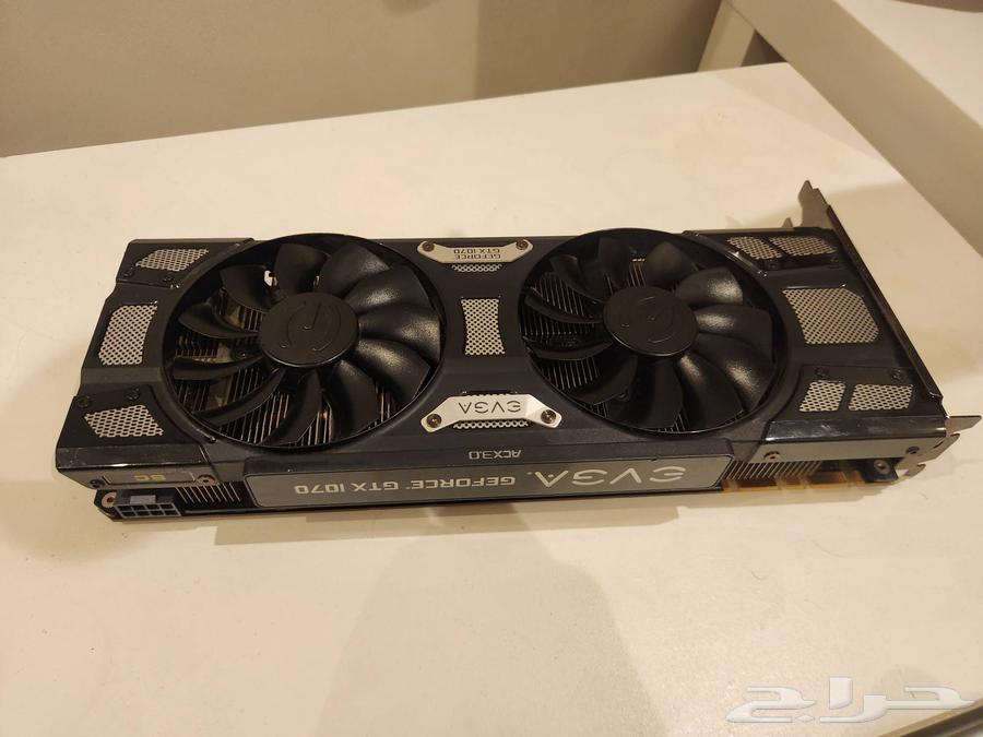 GTX1070 EVGA نظيف للبيع64581718734977110