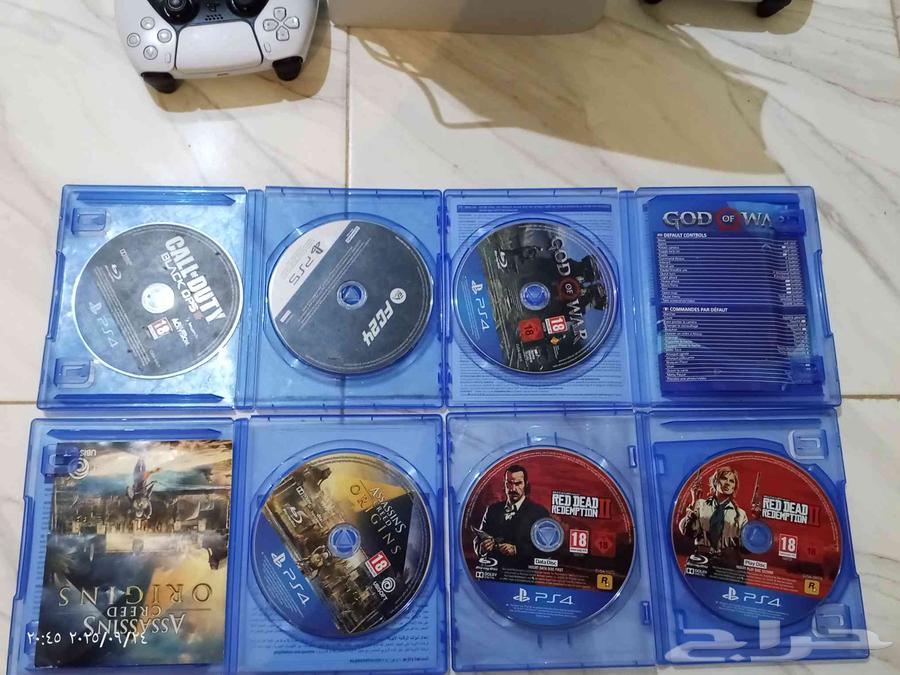 PlayStation 5 Slim with 5 games and controller64586774974083111