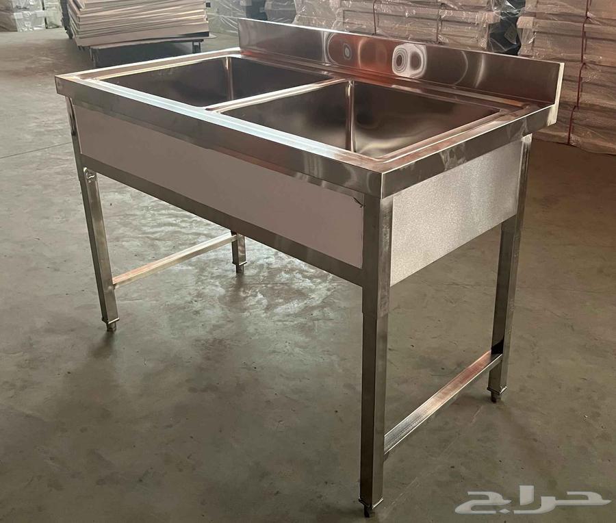 طاولات استيل أحواض مغاسل استيل كونترات دواليب ارفف استيل جدي64583951082498112