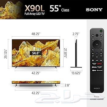 للبيع شاشة سوني جدبدة Sony Bravia X90L 55 بوصة (موديل 2025)64530036927235111