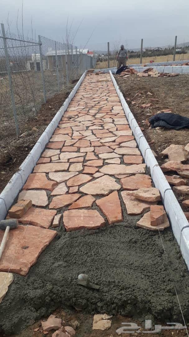 حجر وجه الجبل عشوائي لون ابيض سعر الطبليه 50 ريال64583837734531113