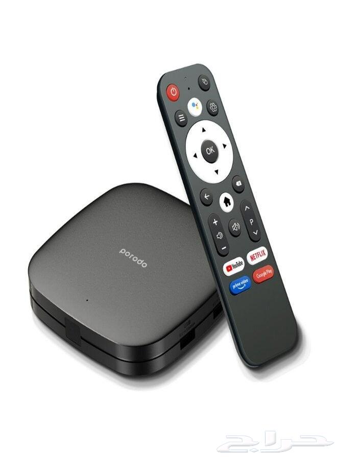 بورودو TV BOX أندرويد يدعم 4K -أسود64581128019843110