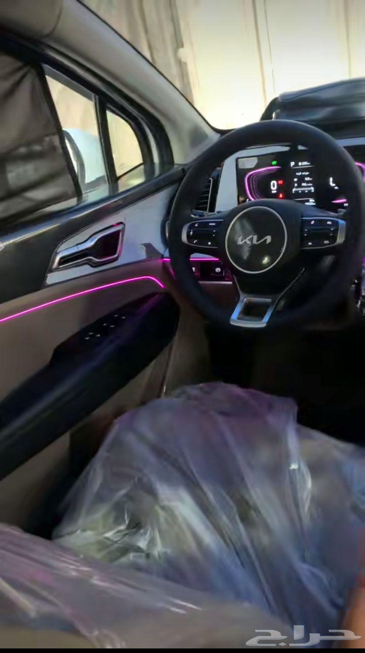 لد LED اناره داخلي لسيارة 64لون تحكم بالجوال64581746050049112