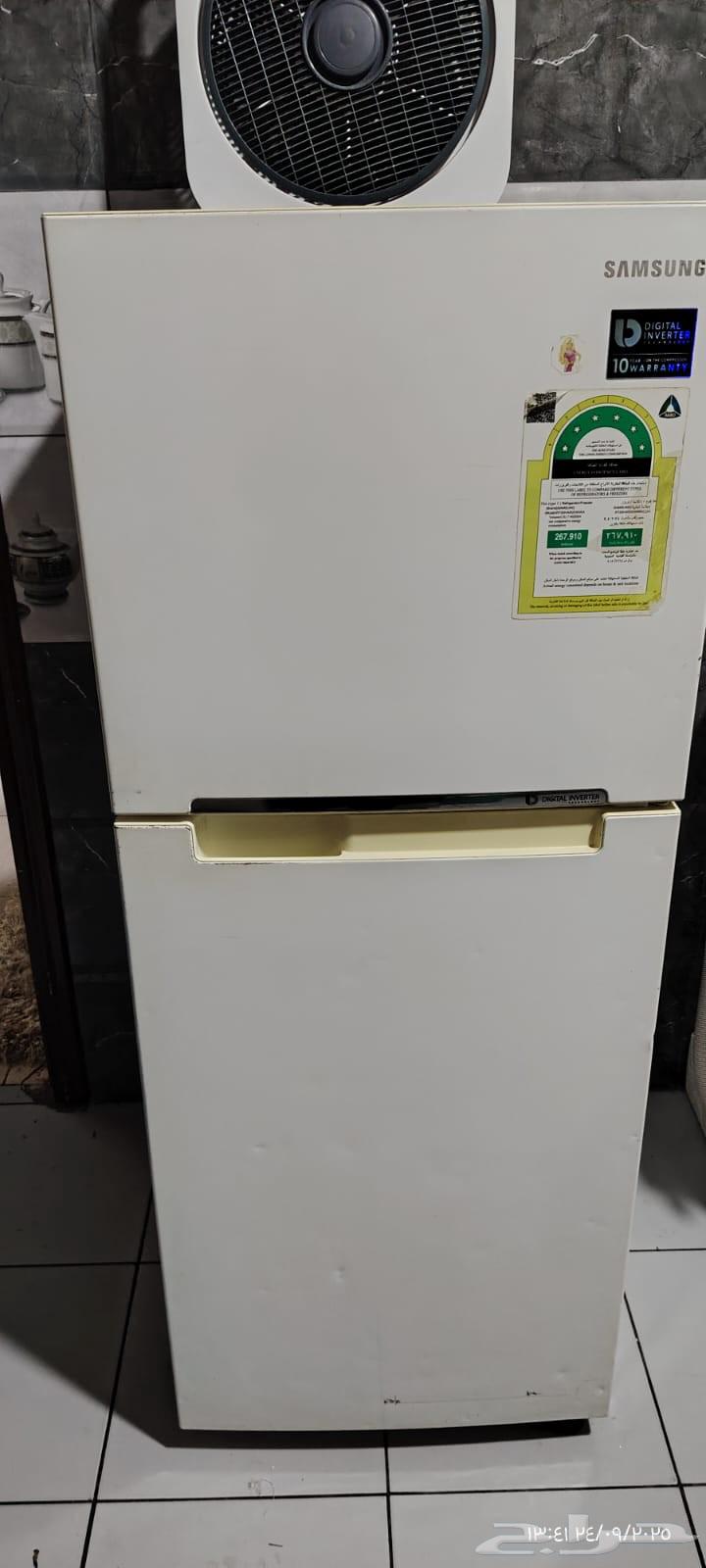 ثلاجة سامسونج 7طن شبه جديد اشتريتها جديد ب1000 ابغى فيها 60064583294381059110