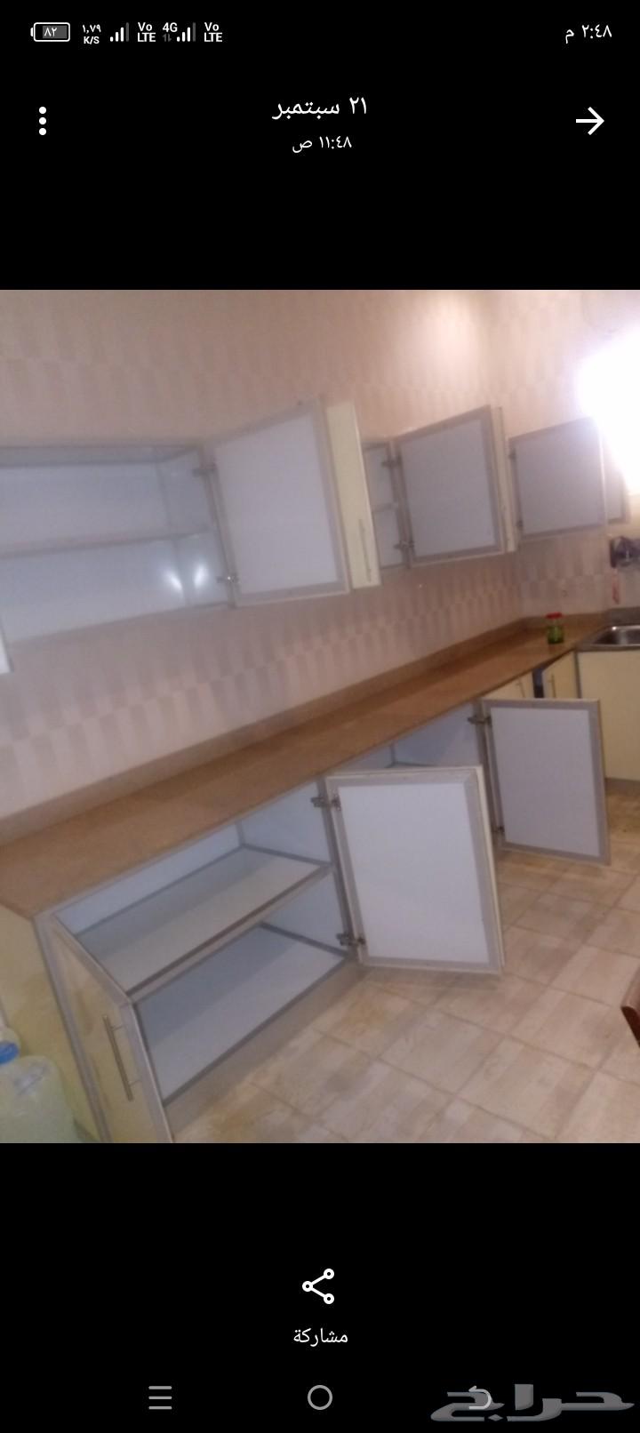 مطبخ المنيوم مستعمل بحالة ممتازة جدا64580922310914111