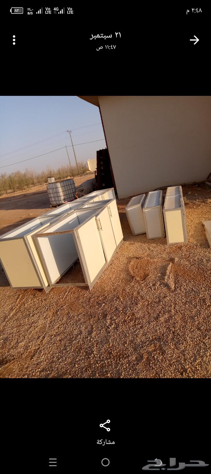 مطبخ المنيوم مستعمل بحالة ممتازة جدا64580922310914113