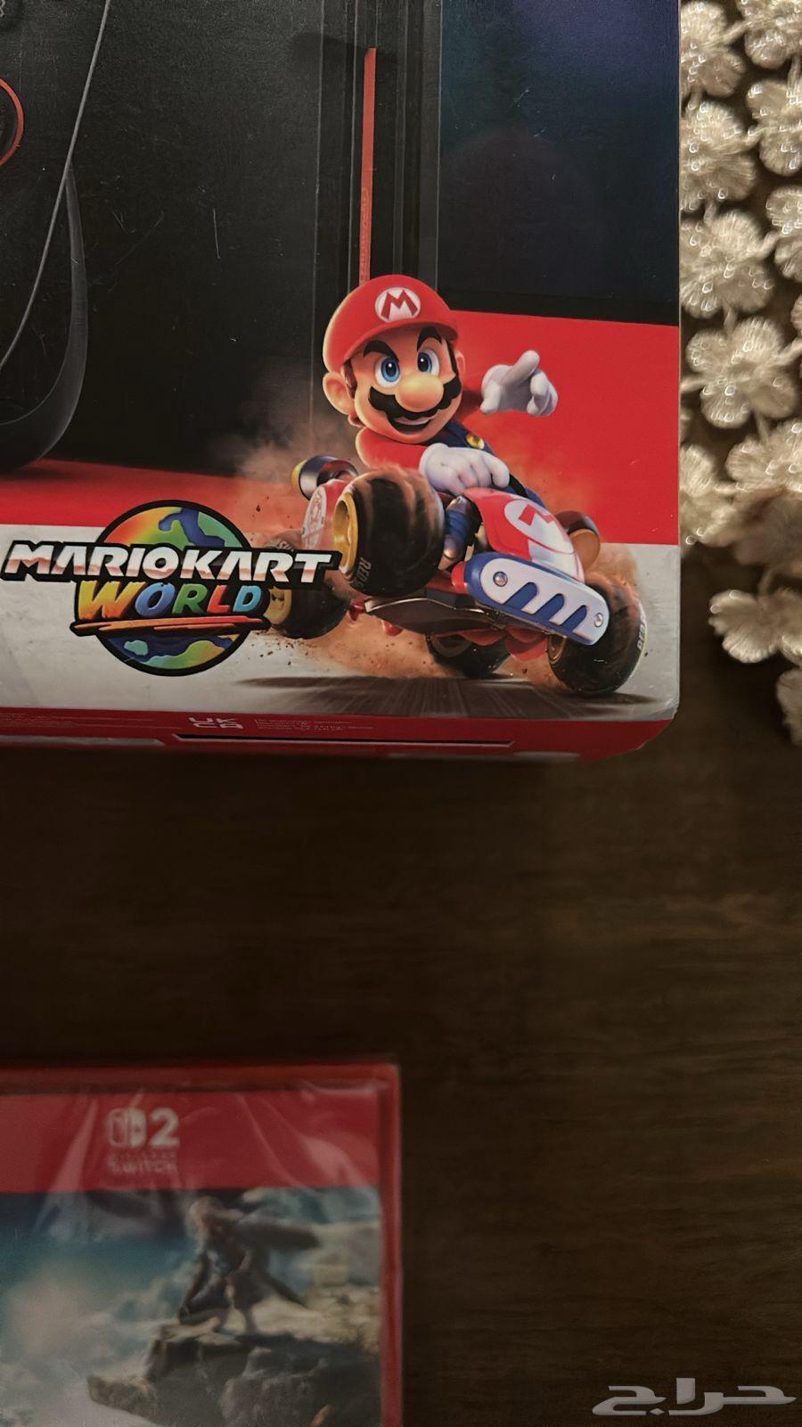 Nintendo Switch 2 with two games Zelda and Mario Kart for 2000 Riyals64575822287106111