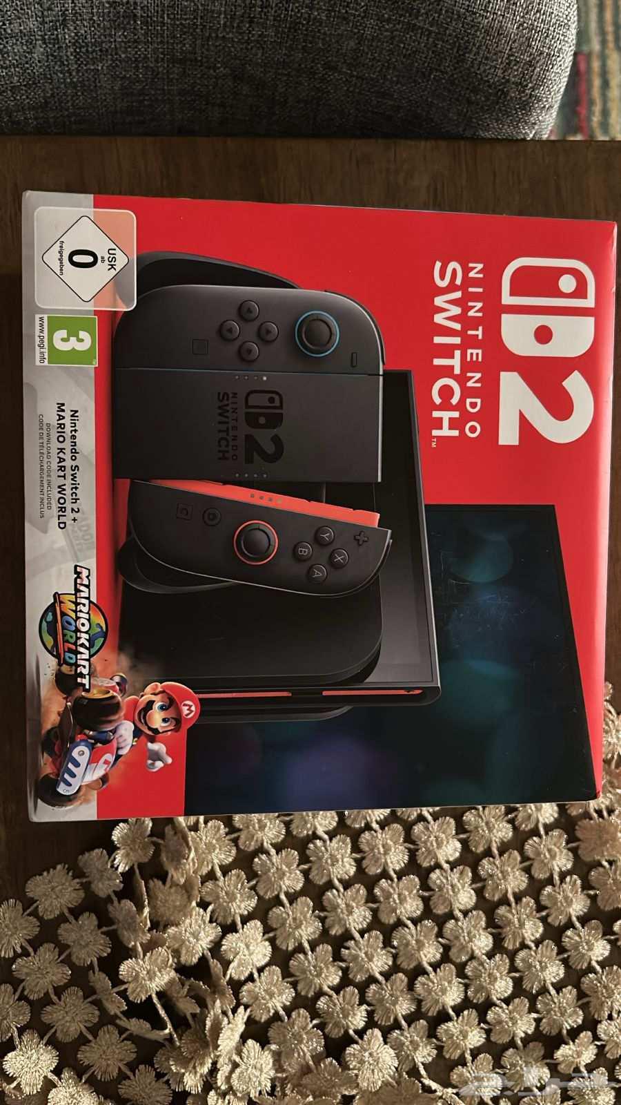 Nintendo Switch 2 with two games Zelda and Mario Kart for 2000 Riyals64575822287106110