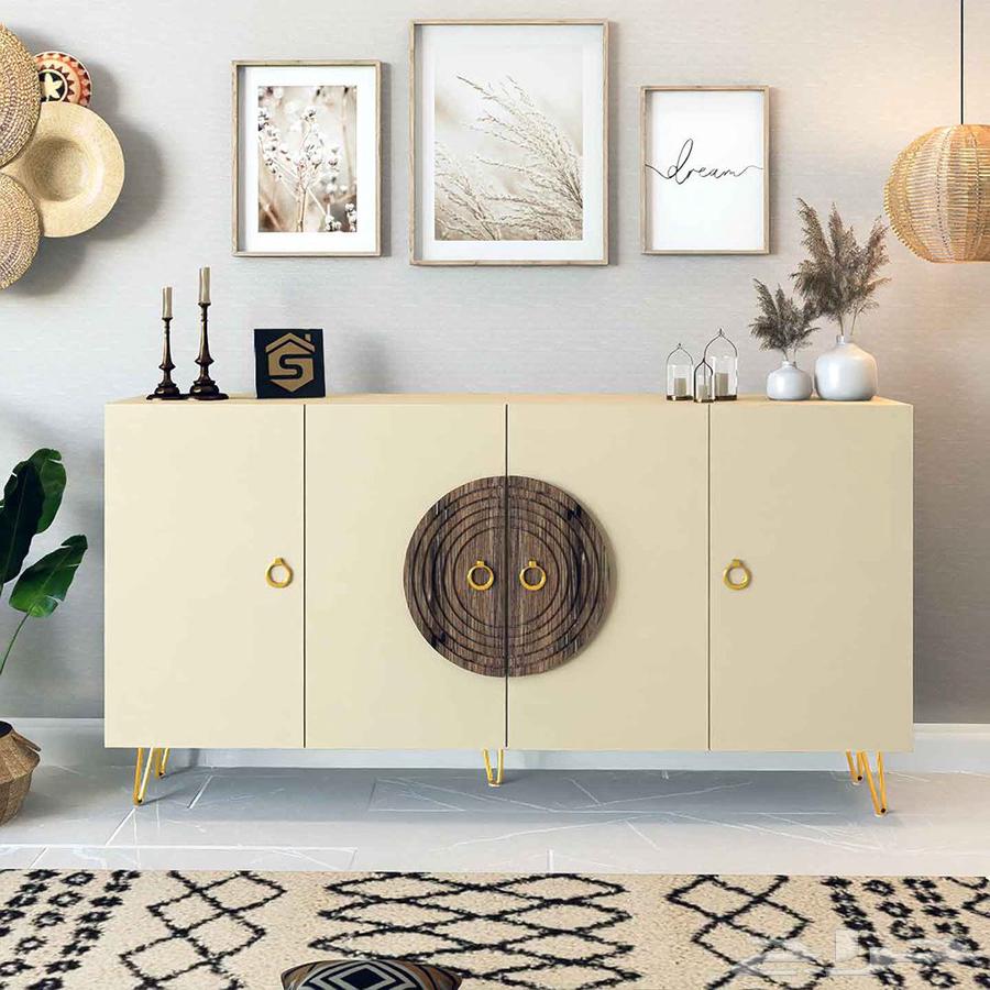 Beige and Brown Entryway and Buffet Console64591779913217112