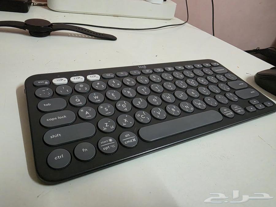 ماوس وكيبورد لوجيتيك بلوتوث نظيفه ومافيها مشاكل64590359615363111